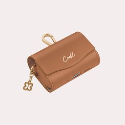 يونيك Coehl Mirelle كفر محفظة لـ ايربودز Pro - بني بيكان UNIQ COEHL Mirelle Wallet Case with Magnetic Flap for AirPods Pro / Pro 2 / Pro 3 - Pecan Brown