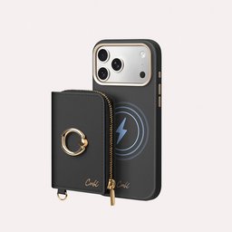 يونيك Coehl Mirelle محفظة مغناطيسية مع حزام معصم - أسود أبنوسي UNIQ COEHL Mirelle Magnetic Wallet with Wrist Strap - Ebony