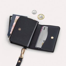 يونيك Coehl Mirelle محفظة مغناطيسية مع حزام معصم - أسود أبنوسي UNIQ COEHL Mirelle Magnetic Wallet with Wrist Strap - Ebony