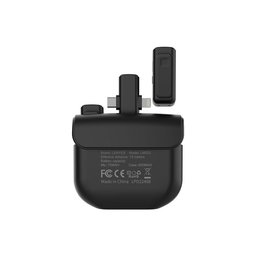لينيس LM203 ميكروفون لافالير لاسلكي بمشبك وموصلين مع علبة شحن Lenyes LM203 Dual-Connector Wireless Lavalier Microphone with Charging Case