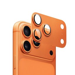 ويوو LG-012 Armor Deck واقي عدسات كاميرا لهاتف ايفون 17 Pro / Pro Max - برتقالي WiWU LG-012 Armor Deck Camera Lens Protector for iPhone 17 Pro / Pro Max - Orange
