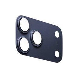 ويوو LG-012 Armor Deck واقي عدسات كاميرا لهاتف ايفون 17 Pro Max - أزرق داكن WiWU LG-012 Armor Deck Camera Lens Protector for iPhone 17 Pro Max - Deep Blue