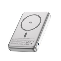 ويوو Wi-P090 Mag Pro باور بانك لاسلكي بمعيار Qi2 وسعة 10000 ملّي أمبير ساعة WiWU Wi-P090 Mag Pro Qi2 10000mAh Wireless Power Bank