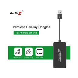 كارلينكيت CCPA محول CarPlay / Android Auto لشاشات السيارة العاملة بنظام Android - أسود Carlinkit CCPA CarPlay / Android Auto Adapter for Android Head Units - Black