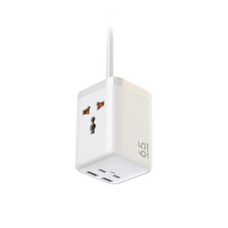 لينيس LS118-UK مشترك كهربائي - أبيض Lenyes LS118-UK Power Strip - White