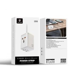 لينيس LS118-UK مشترك كهربائي - أبيض Lenyes LS118-UK Power Strip - White