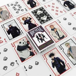 أوراق لعب بايسيكل - جوجوتسو كايسن | إصدار الأنمي، ورق لعب قياسي | 52 ورقة Bicycle Playing Cards - Jujutsu Kaisen | Anime Edition Standard Deck | 52 Cards