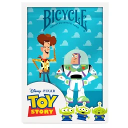 أوراق لعب بايسيكل - حكاية لعبة ديزني | ورق لعب قياسي برسومات توضيحية | 52 ورقة Bicycle Playing Cards - Disney Toy Story | Illustrated Standard Deck | 52 Cards