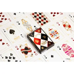أوراق لعب بايسيكل - أليس في بلاد العجائب ديزني | ورق لعب قياسي برسومات توضيحية | 52 ورقة Bicycle Playing Cards - Disney Alice in Wonderland | Illustrated Standard Deck | 52 Cards