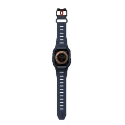 سكينارما ميكا 2 في 1 سوار ساعة أبل ألترا + حافظة 49 مم - أزرق Skinarma MECHA 2-IN-1 Apple Watch Ultra Strap + Case 49 Mm - Blue