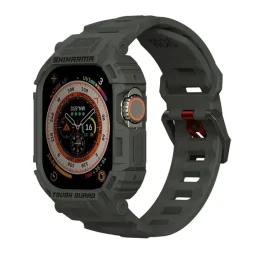 سكينارما ميكا 2 في 1 سوار ساعة أبل ألترا + حافظة 49 مم - أخضر Skinarma MECHA 2-IN-1 Apple Watch Ultra Strap + Case 49Mm - Green