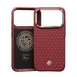 بينكس ArmorGrid Edge X9 كفر من الكيفلار لـ ايفون 18 Pro Max / 17 Pro Max - أحمر Benks ArmorGrid Edge X9 Kevlar Case for iPhone 18 Pro Max / 17 Pro Max - Red