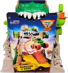 سبين ماستر (مونستر جام) دراغون دنجون أوف دوم مجموعة لعب ميني جامز Spin Master (Monster Jam) Dragon Dungeon Of Doom Playset Mini Jams