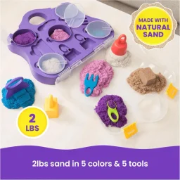 سبين ماستر (كينيتيك ساند) مجموعة لعب علبة متنوعة Spin Master (Kinetic Sand) Variety Case Playset