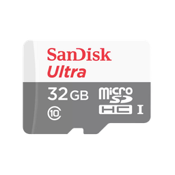 بطاقة ذاكرة SanDisk Ultra microSDHC UHS-I بسرعة 100MB/s - 32GB SanDisk Ultra microSDHC UHS-I 100MB/s 32GB Memory Card