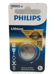 Philips CR2032P1L/40 بطارية ليثيوم CR2032 قطعة واحدة Philips CR2032P1L/40 CR2032 Battery