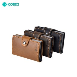 COTECi OT-014 محفظة بطاقات جلد طبيعي مانعة للنسخ RFID COTECi OT-014 Wallet