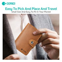 COTECi OT-014 محفظة بطاقات جلد طبيعي مانعة للنسخ RFID COTECi OT-014 Wallet
