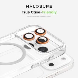 واقي عدسة كاميرا هلوشور GEORDI GEN II إطار ألمنيوم مع زجاج مقسى 9H+ iPhone 17 Pro / 17 Pro Max HaloSure GEORDI GEN II 9H+ iPhone 17 Pro 17 Pro Max Screen Protector