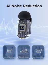 ميكروفون بويا Mini 17 لاسلكي USB-C - أصغر ميكروفون في العالم BOYA Mini 17 Microphone