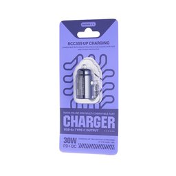 شاحن سيارة REMAX RCC359 بقوة 30 واط Type-C PD و USB QC REMAX RCC359 30W Car Charger