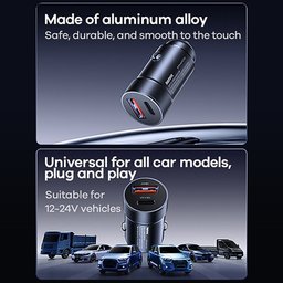 شاحن سيارة REMAX RCC361 بقوة 3 أمبير USB و Type-C REMAX RCC361 3A Car Charger