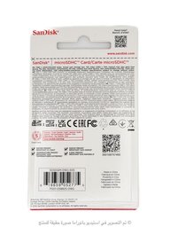بطاقة ذاكرة SanDisk Ultra microSDHC UHS-I بسرعة 100MB/s - 16GB SanDisk Ultra microSDHC UHS-I 100MB/s 16GB Memory Card