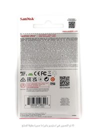 بطاقة ذاكرة SanDisk Ultra microSDXC UHS-I بسرعة 100MB/s - 256GB SanDisk Ultra microSDXC UHS-I 100MB/s 256GB Memory Card