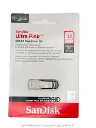 فلاش ميموري SanDisk Ultra Flair USB 3.0 بسرعة 150MB/s - 32GB SanDisk Ultra Flair USB 3.0 150MB/s 32GB USB Flash Drive