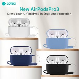 COTECi AirPods 4 كفر حماية سيليكون مع حبل COTECi MS-033 (AP91) Case