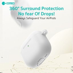 COTECi AirPods 4 كفر حماية سيليكون مع حبل COTECi MS-033 (AP91) Case