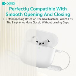 COTECi AirPods 4 كفر حماية سيليكون مع حبل COTECi MS-033 (AP91) Case