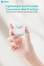 COTECi AirPods 4 كفر حماية سيليكون مع حبل COTECi MS-033 (AP91) Case
