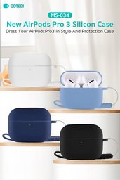 COTECi AirPods 4 كفر حماية سيليكون مع حبل COTECi MS-033 (AP91) Case