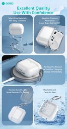 COTECi AirPods Pro 3 كفر حماية شفاف كريستالي COTECi MS-036 (AP92) Case