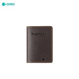COTECi 14054 محفظة جواز سفر جلد طبيعي نحيفة COTECi 14054 Passport Holder