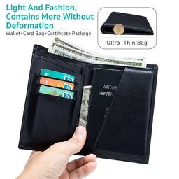 COTECi 14055 محفظة جواز سفر جلد طبيعي COTECi 14055 Passport Holder