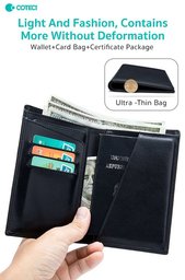 COTECi 14055 محفظة جواز سفر جلد طبيعي COTECi 14055 Passport Holder