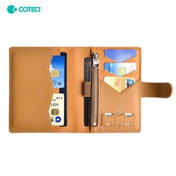COTECi 14069 محفظة جواز سفر جلد PU فاخرة COTECi 14069 PU Passport Holder