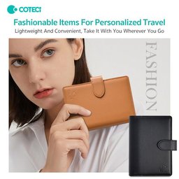COTECi 14069 محفظة جواز سفر جلد PU فاخرة COTECi 14069 PU Passport Holder