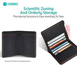 COTECi 14067 محفظة عمودية جلد طبيعي COTECi 14067 Wallet