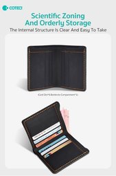 COTECi 14067 محفظة عمودية جلد طبيعي COTECi 14067 Wallet