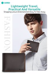 COTECi 14068 محفظة أفقية جلد طبيعي COTECi 14068 Wallet
