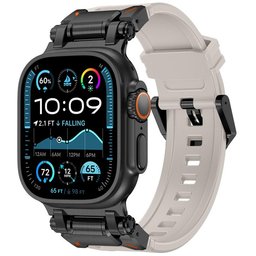 سير فقط (بدون ساعة) - COTECi Titanium Armor Band 4 لساعة ابل COTECi Titanium Armor Band 4