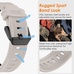 سير فقط (بدون ساعة) - COTECi Titanium Armor Band 4 لساعة ابل COTECi Titanium Armor Band 4