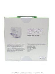 شاحن Belkin BoostCharge جداري USB-C بقوة 20W مع كيبل USB-C بطول 1 متر Belkin USB-C Wall Charger 20W