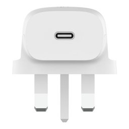 شاحن Belkin BoostCharge جداري USB-C بقوة 20W مع كيبل USB-C بطول 1 متر Belkin USB-C Wall Charger 20W