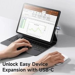 محول Mcdodo OT-7400 من USB-A 3.0 الى USB-C بسرعة 5Gbps مع اضاءة LED Mcdodo OT-7400 Adapter