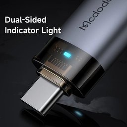 محول Mcdodo OT-7400 من USB-A 3.0 الى USB-C بسرعة 5Gbps مع اضاءة LED Mcdodo OT-7400 Adapter