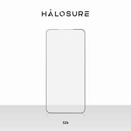 لاصق هلوشور Galaxia Full HD حماية كاملة بحواف سوداء Samsung S26 مقاوم للكسر والخدوش HaloSure Galaxia Full HD Samsung S26 Screen Protector
